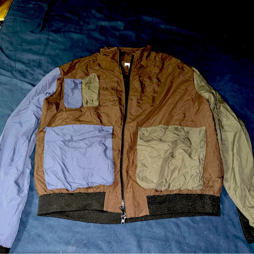 Multi color milit jacket